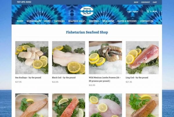 Fishetarian Fish Market Website Redesign