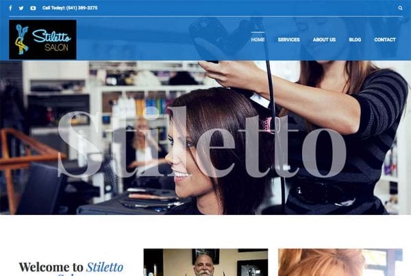 Stiletto Salon Website Redesign