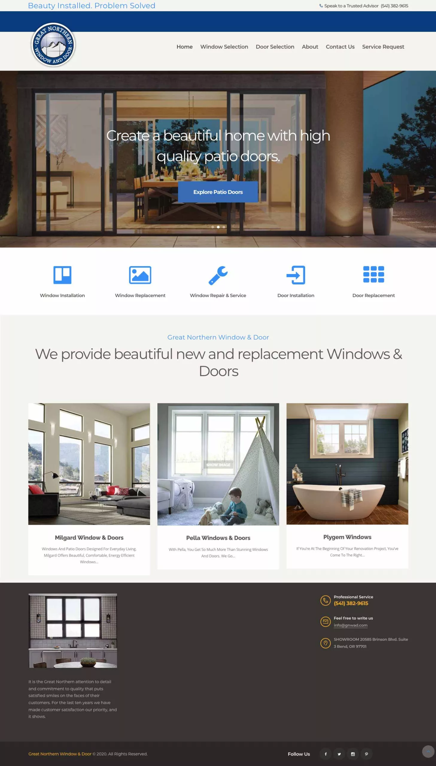 Window and Door Website