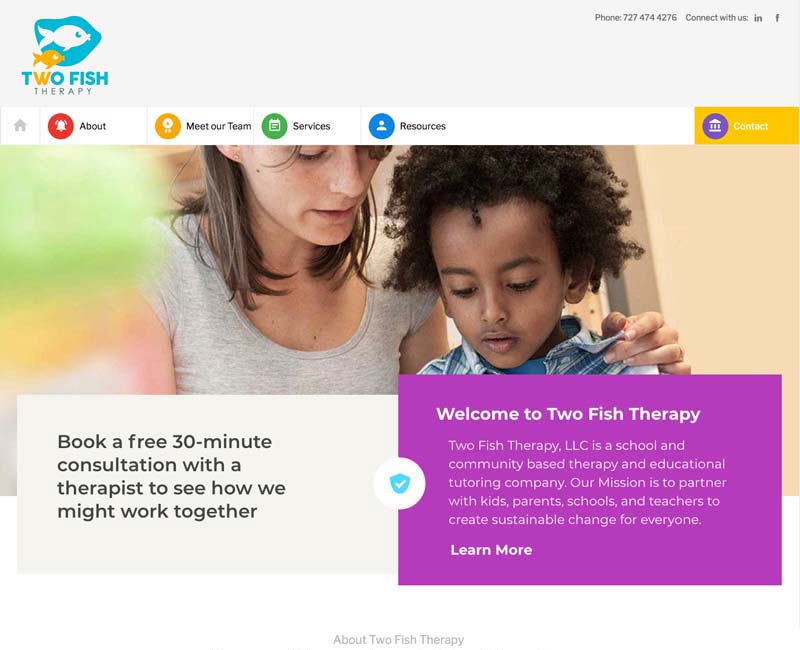 Twofish Therapy Website